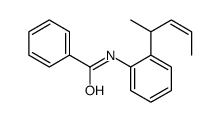 N-(2-pent-3-en-2-ylphenyl)benzamide Structure