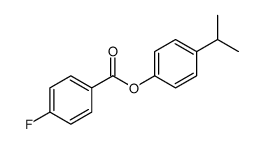 4-Isopropylphenyl 4-fluorobenzoate结构式