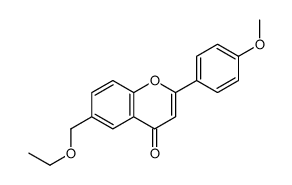 6-(ethoxymethyl)-2-(4-methoxyphenyl)chromen-4-one Structure