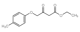 ethyl 4-(4-methylphenoxy)-3-oxobutanoate Structure
