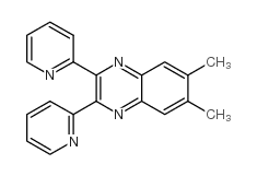 Quinoxaline,6,7-dimethyl-2,3-di-2-pyridinyl- structure