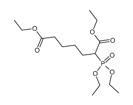 tetraethyl 2-phosphono-1,7-heptanedicarboxylate结构式