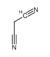 malononitrile, [1-14c]结构式