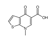 7-METHYL-4-OXO-4,7-DIHYDROTHIENO[2,3-B]PYRIDINE-5-CARBOXYLIC ACID Structure