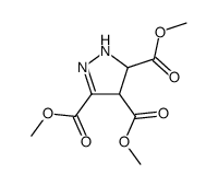 3,4,5-tri(methoxycarbonyl)-2-pyrazoline Structure