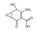 (1S,6β)-4-Amino-5α-hydroxy-2-oxo-7-oxabicyclo[4.1.0]hept-3-ene-3-carboxylic acid Structure