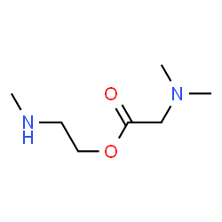 Glycine, N,N-dimethyl-, 2-(methylamino)ethyl ester (9CI) Structure