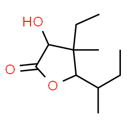 2(3H)-Furanone,4-ethyldihydro-3-hydroxy-4-methyl-5-(1-methylpropyl)-(9CI)结构式