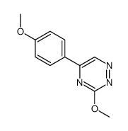 3-methoxy-5-(4-methoxyphenyl)-1,2,4-triazine结构式