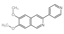 Isoquinoline, 6,7-dimethoxy-3-(4-pyridinyl)-结构式