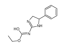 ethyl N-(5-phenyl-4,5-dihydro-1H-imidazol-2-yl)carbamate Structure