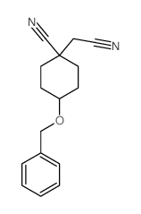 Cyclohexaneacetonitrile, 1-cyano-4-(phenylmethoxy)-,cis- picture
