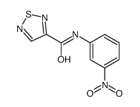 1,2,5-Thiadiazole-3-carboxamide,N-(3-nitrophenyl)-(9CI) Structure