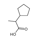 2-Cyclopentylpropanoic acid结构式