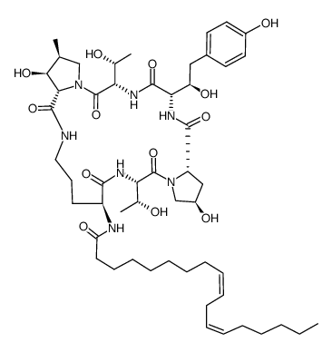 echinocandin D结构式