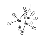H3Ru3(μ3-methoxymethylidyne)(carbonyl)9 Structure