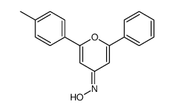 N-[2-(4-methylphenyl)-6-phenylpyran-4-ylidene]hydroxylamine结构式