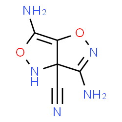 Isoxazolo[4,5-c]isoxazole-3a(4H)-carbonitrile,3,6-diamino- structure