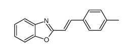 (E)-2-(4-methylstyryl)benzo[d]oxazole结构式