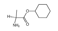 (S)-cyclohexyl 2-aminopropanoate结构式