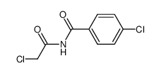4-chloro-N-(2-chloroacetyl)benzamide结构式
