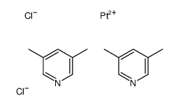 3,5-Dimethylpyridine-dichloroplatinum (2:1) Structure