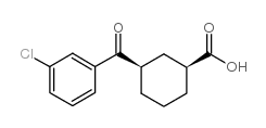 cis-3-(3-chlorobenzoyl)cyclohexane-1-carboxylic acid picture