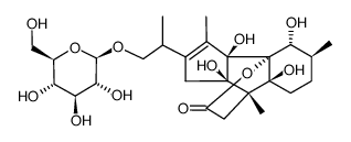 Cinncassiol A 19-O-β-D-glucopyranoside结构式