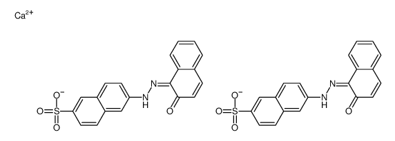 6-[(2-Hydroxy-1-naphthalenyl)azo]-2-naphthalenesulfonic acid, calcium salt (2:1) picture
