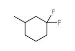 1,1-difluoro-3-methylcyclohexane Structure