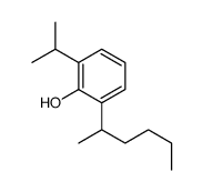 2-hexan-2-yl-6-propan-2-ylphenol Structure