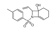 7-tosyl-8-vinyl-7-azabicyclo[4.2.0]oct-5-en-1-ol结构式