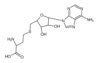 D-Ribitol, 5-S-(3-amino-3-carboxypropyl)-1-C-(7-amino-1H-pyrazolo(4,3- d)pyrimidin-3-yl)-1,4-anhydro-5-thio-, (1S,5(S))- picture