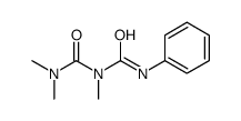 1,1,3-trimethyl-5-phenylbiuret Structure