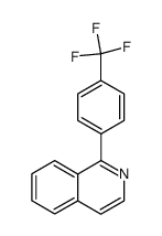 1-(4-Trifluoromethyl-phenyl)-isoquinoline结构式