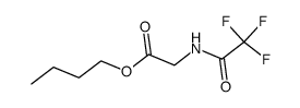 N-(Trifluoroacetyl)glycine butyl ester结构式