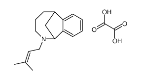 2-(3-Methyl-2-butenyl)-1,2,3,4,5,6-hexahydro-1,6-methano-2-benzazocine oxalate structure