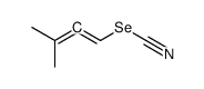 γ,γ-dimethylallenyl selenocyanate Structure