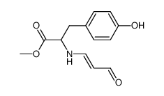 methyl (3-oxoprop-1-en-1-yl)tyrosinate结构式