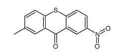 2-methyl-7-nitro-thioxanthen-9-one结构式