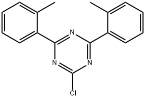 2-Chloro-4,6-bis(2-methylphenyl)-1,3,5-Triazine Structure
