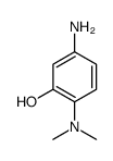 Phenol, 5-amino-2-(dimethylamino)- (9CI) structure