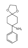 8-phenyl-1,4-dioxaspiro[4.5]decan-8-amine Structure