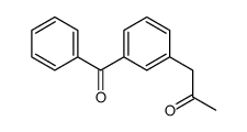 1-(3-benzoylphenyl)propan-2-one结构式