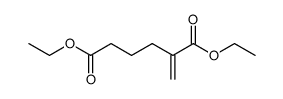 2-Methylenhexandisaeure-diethylester结构式