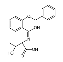 (2R,3S)-3-hydroxy-2-[(2-phenylmethoxybenzoyl)amino]butanoic acid结构式