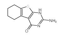 2-amino-5,6,7,8-tetrahydro-3H-[1]benzothiolo[2,3-d]pyrimidin-4-one Structure