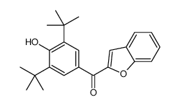 1-benzofuran-2-yl-(3,5-ditert-butyl-4-hydroxyphenyl)methanone Structure