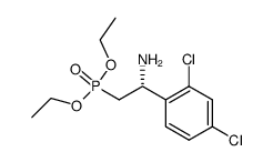 diethyl (2R)-β-amino-β-(o,p-dichlorophenyl)ethylphosphonate Structure