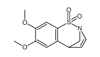 4,5-dimethoxy-8-thia-9-azatricyclo[7.2.1.02,7]dodeca-2(7),3,5,10-tetraene-8,8-dioxide结构式